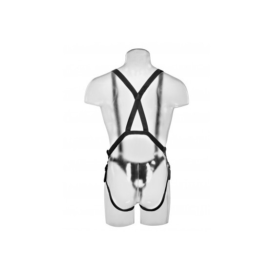 Gode ceinture suspension Hollow Strap Flesh 22 x 6.5 cm
