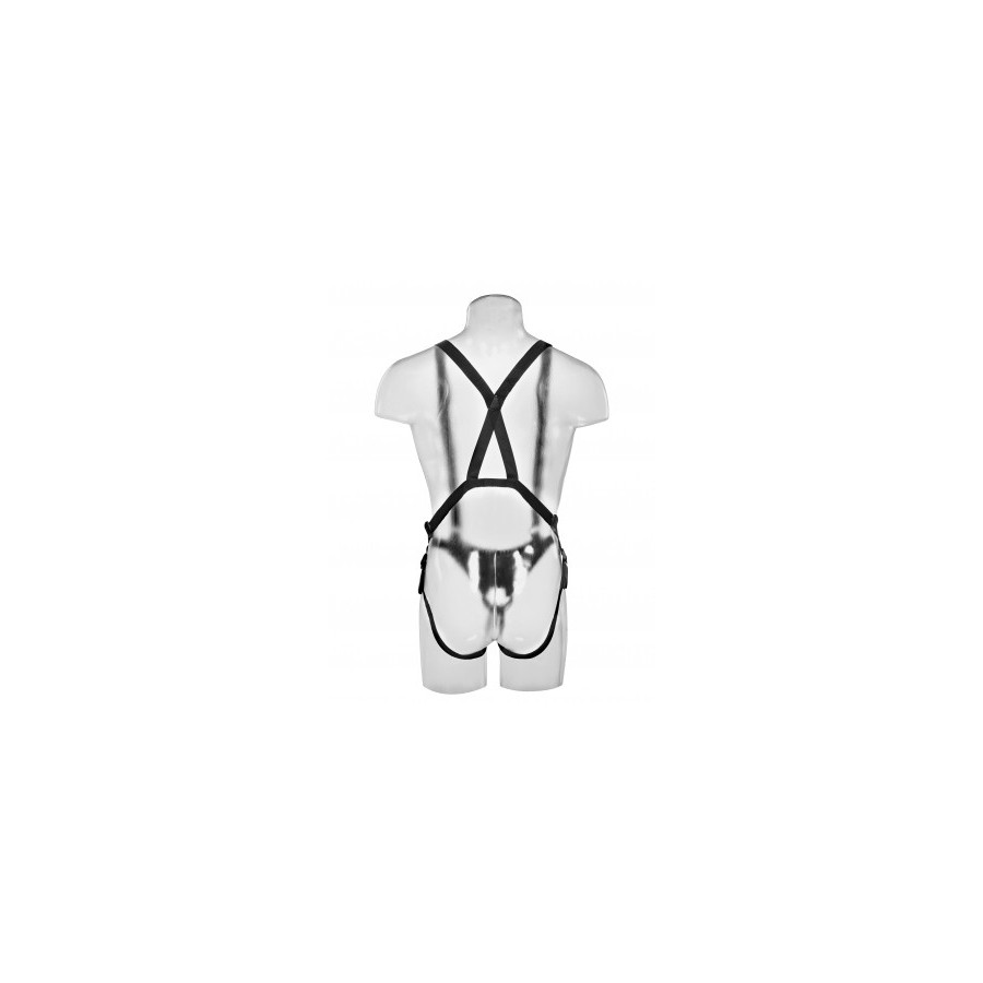 Gode ceinture suspension Hollow Strap Flesh 22 x 6.5 cm