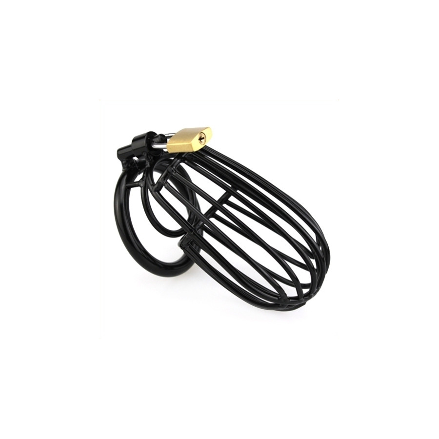 Cage de chasteté SAMOURAI 11 x 5.5 cm Noire