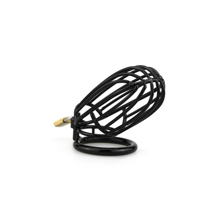 Cage de chasteté SAMOURAI 11 x 5.5 cm Noire