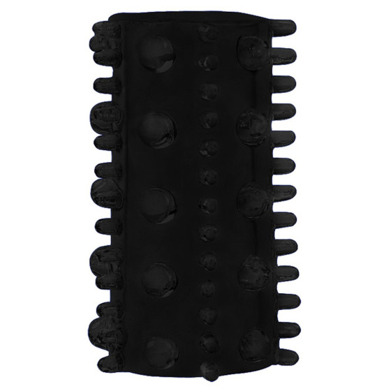 Etuis Texture Relief pour pénis Noir