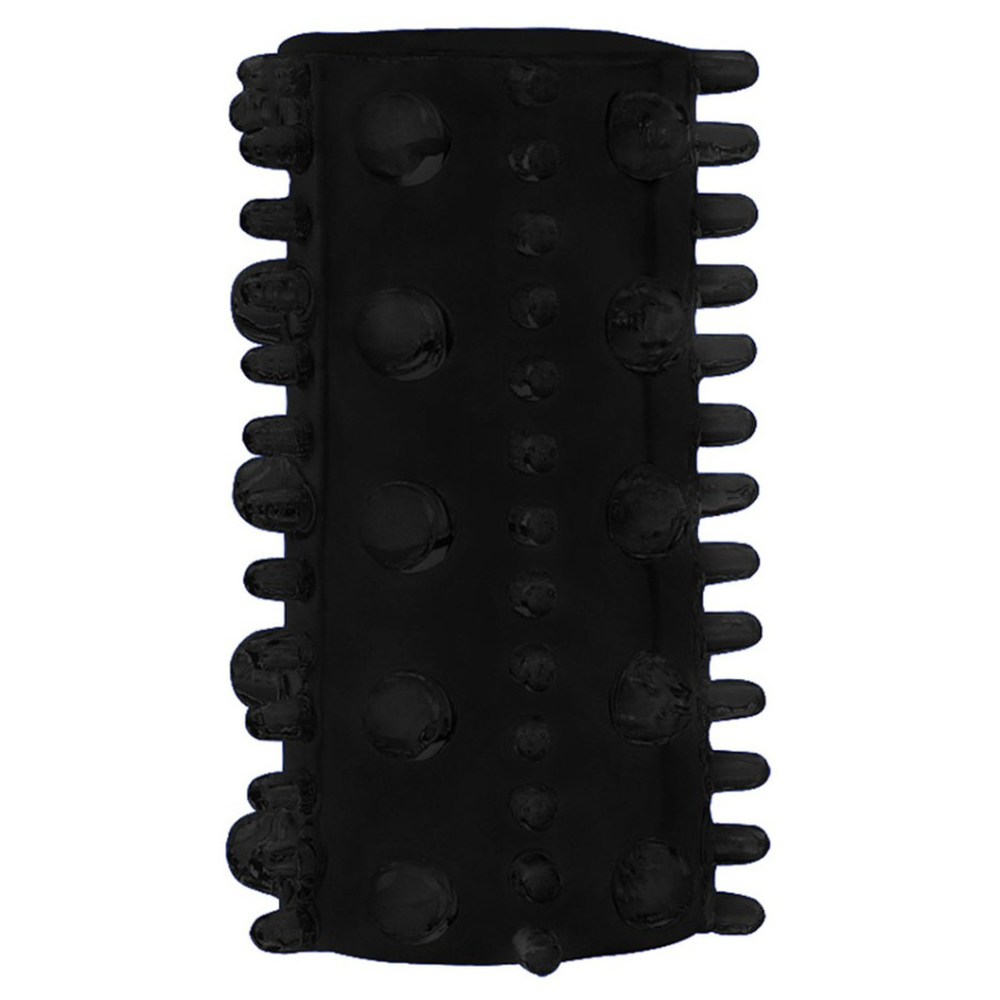 Etuis Texture Relief pour pénis Noir