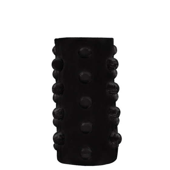 Etuis Texture Relief pour pénis Noir