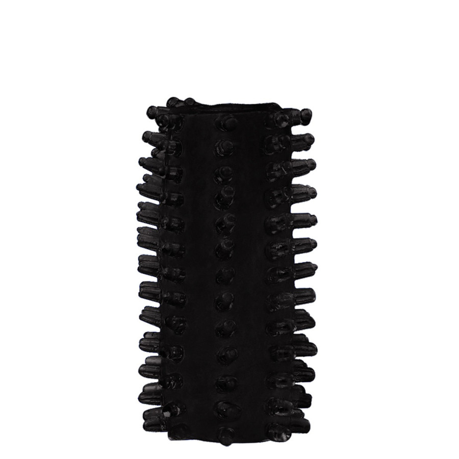 Etuis Texture Relief pour pénis Noir