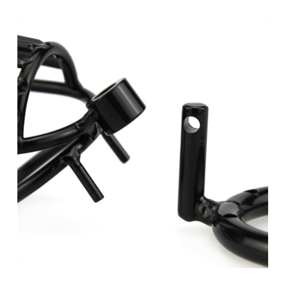 Cage de chasteté SAMOURAI 11 x 5.5 cm Noire