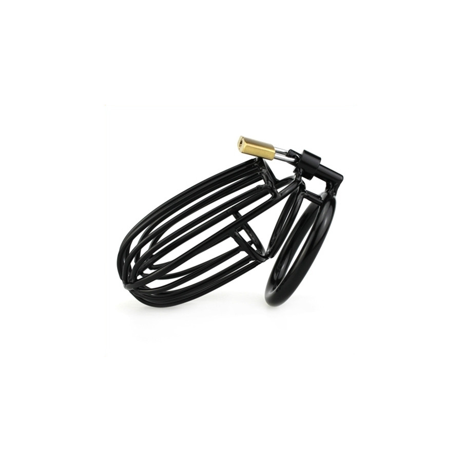 Cage de chasteté SAMOURAI 11 x 5.5 cm Noire