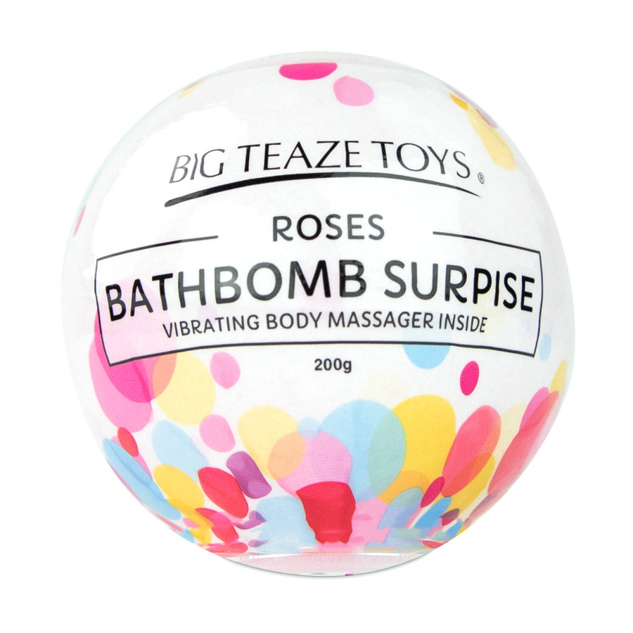Bombe de bain moussante avec Vibro Parfum Rose