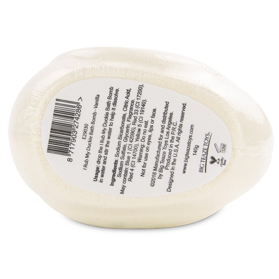 Bombe de bain Moussante Canard Parfum Vanille