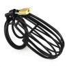 Cage de chasteté SAMOURAI 11 x 5.5 cm Noire