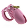 Cage de chasteté en silicone 7 x 3.3 cm Rose