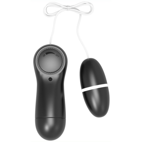 Oeuf vibrant Bullegg 6 x 2.5cm Noir
