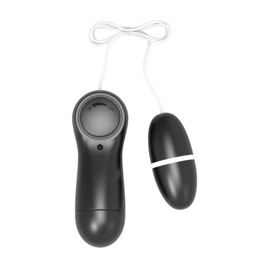 Oeuf vibrant Bullegg 6 x 2.5cm Noir Oeuf vibrant Bullegg 6 x 2.5cm Noir
