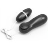 Oeuf vibrant Bullegg 6 x 2.5cm Noir