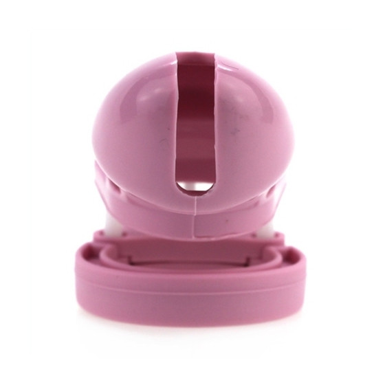 Cage de chasteté en silicone 7 x 3.3 cm Rose