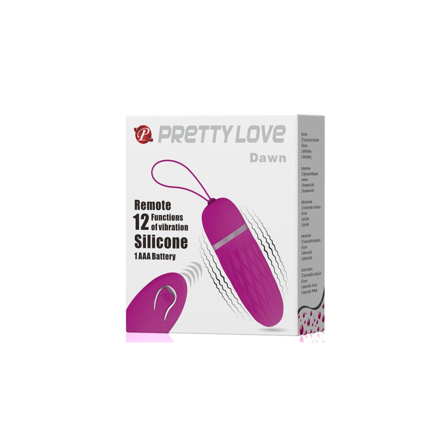 Oeuf Vibrant sans fil violet Dawn - 8.5  x 2.8 cm