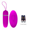 Oeuf Vibrant sans fil violet Debby - 8.5 x 2.8 cm