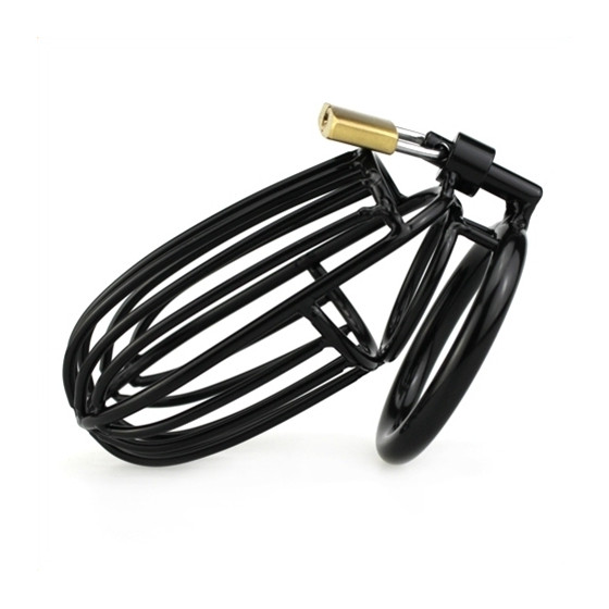Cage de chasteté SAMOURAI 11 x 5.5 cm Noire