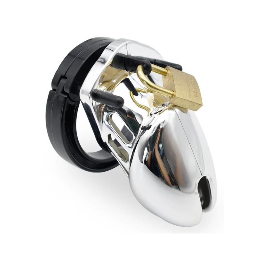 Cage de chasteté Silver Argentée