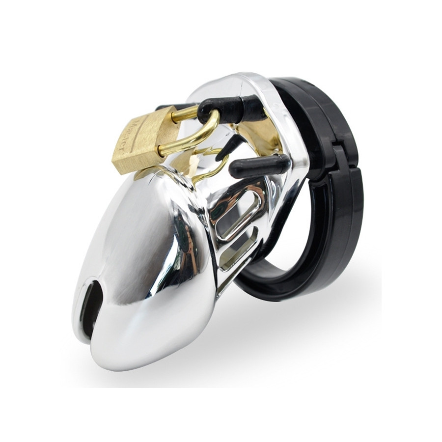Cage de chasteté Silver Argentée