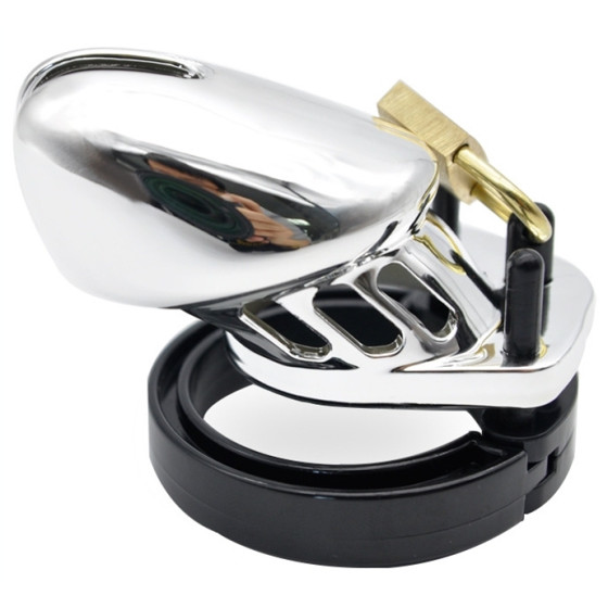 Cage de chasteté Silver Argentée