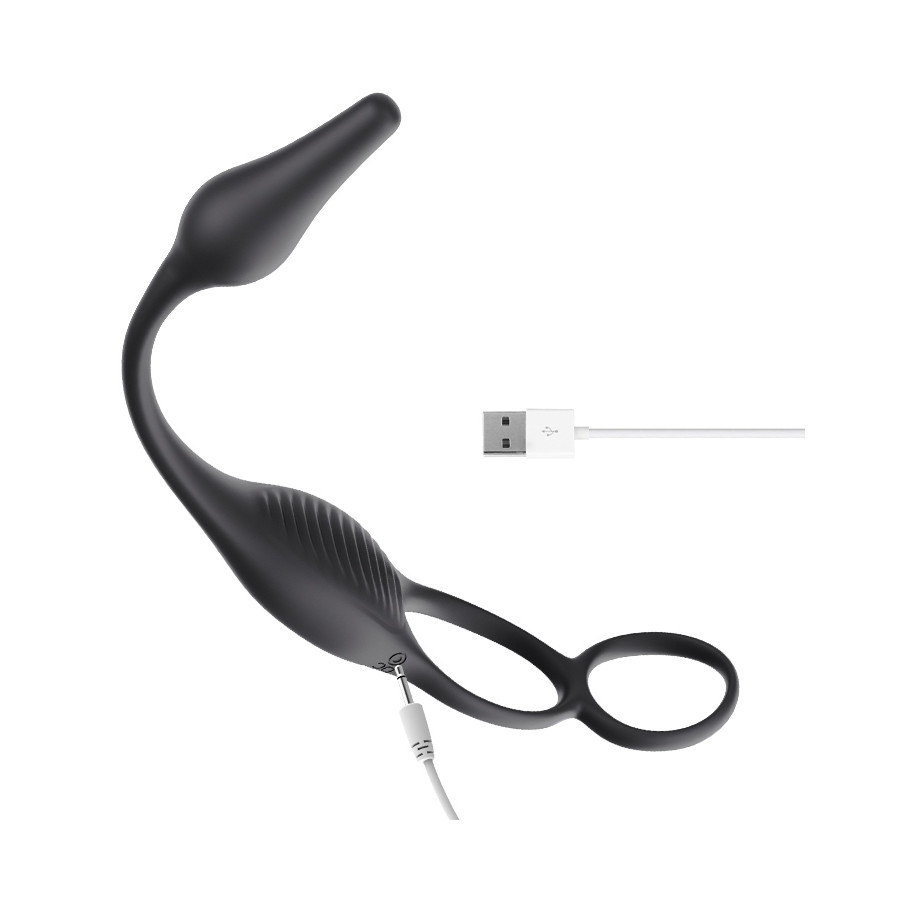 Ballstretcher et Plug vibrant Wedia Vibes 7 x 2.6cm