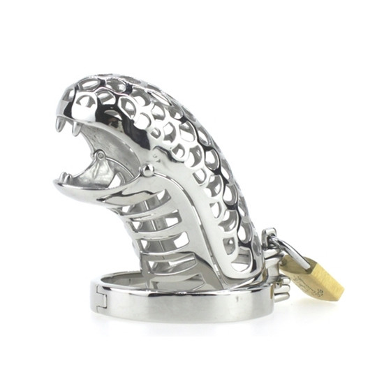Cage de chasteté Snake Head 7.5 x 3.2 cm