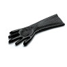 Gant Long Texturé Pleasure Fister Noir