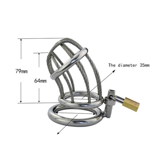 Cage de chasteté Wire 7.5 x 4 cm