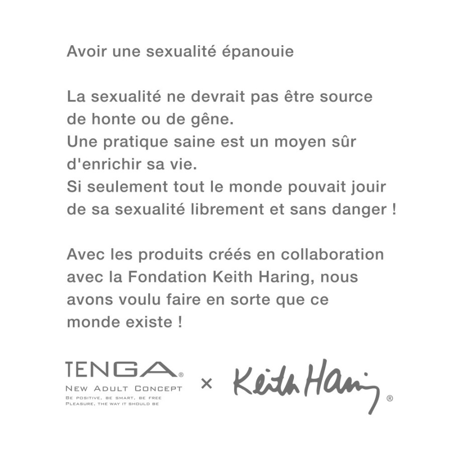 Tenga Egg Dance by Keith Haring