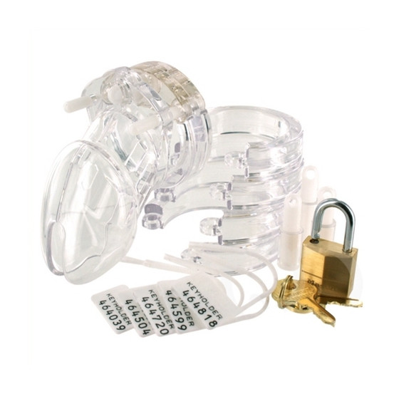 Cage de chasteté MINI LOCKY 6 x 3.2 cm Transparente