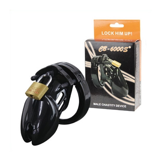 Cage de chasteté Mini Locky 6 x 3.2 cm Noire
