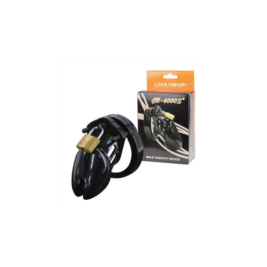 Cage de chasteté Mini Locky 6 x 3.2 cm Noire