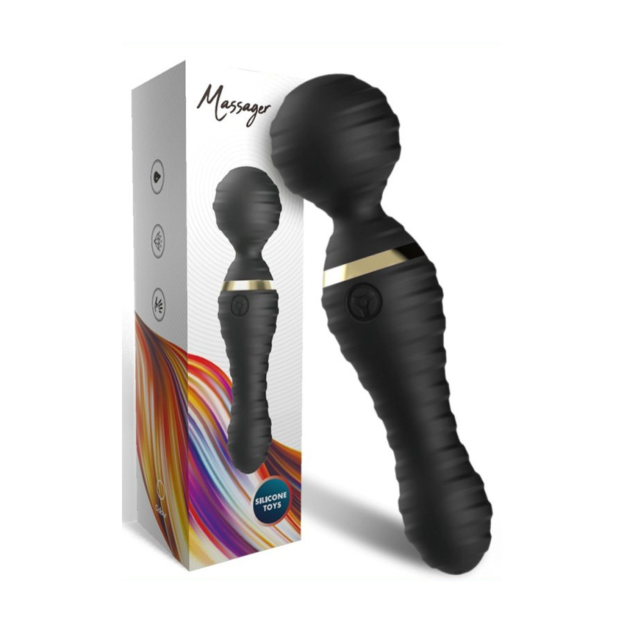 Wand Free Magic 19.5cm - Tête 51mm Noir