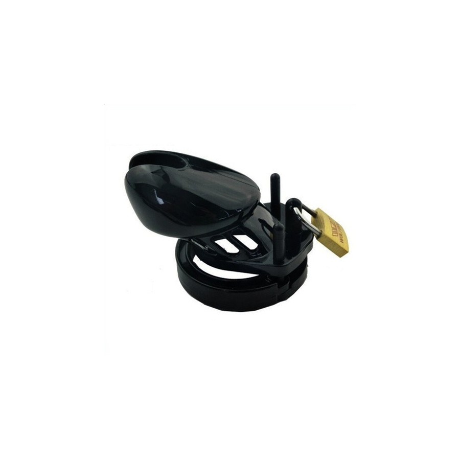 Cage de chasteté Mini Locky 6 x 3.2 cm Noire