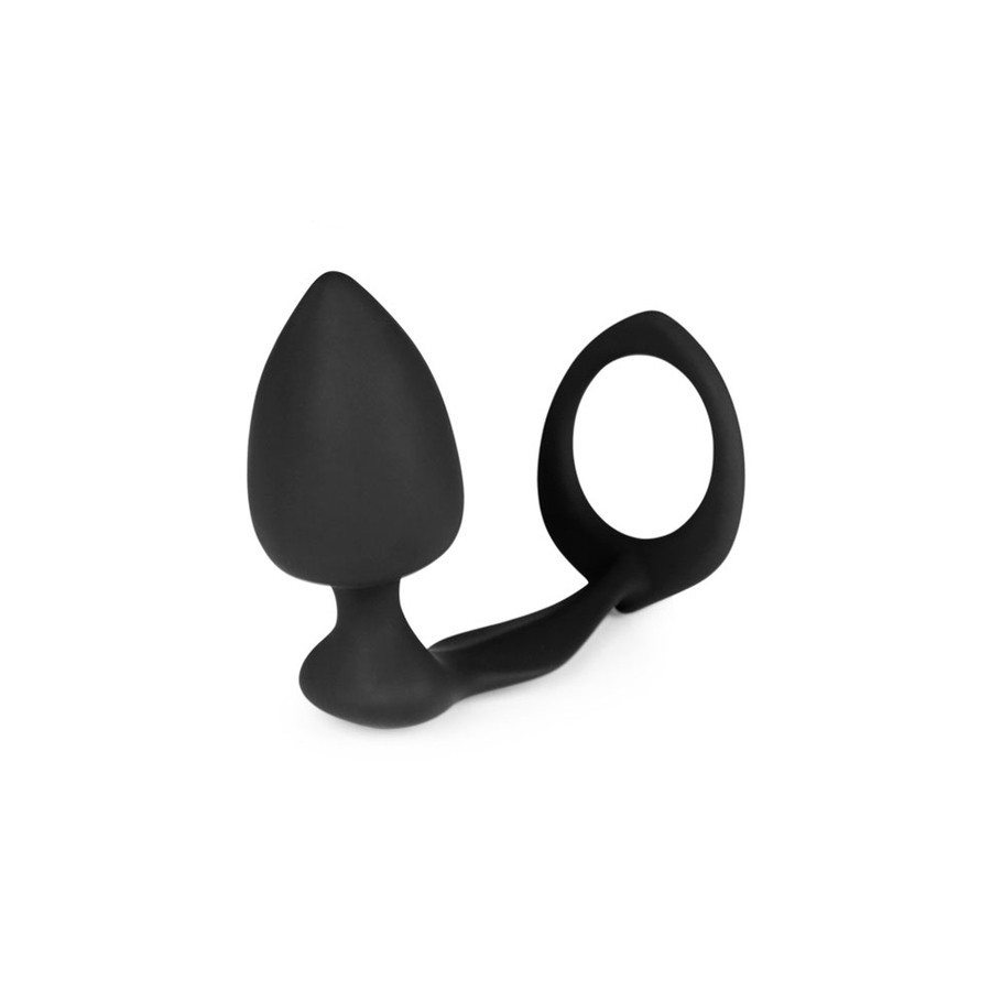 Plug et Cockring Silicone 8cm