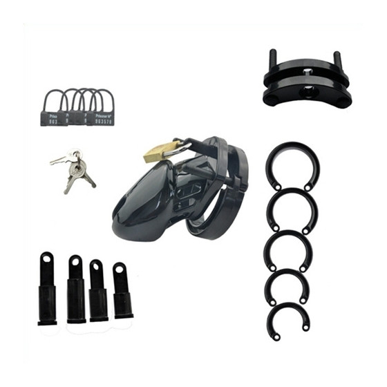 Cage de chasteté Mini Locky 6 x 3.2 cm Noire