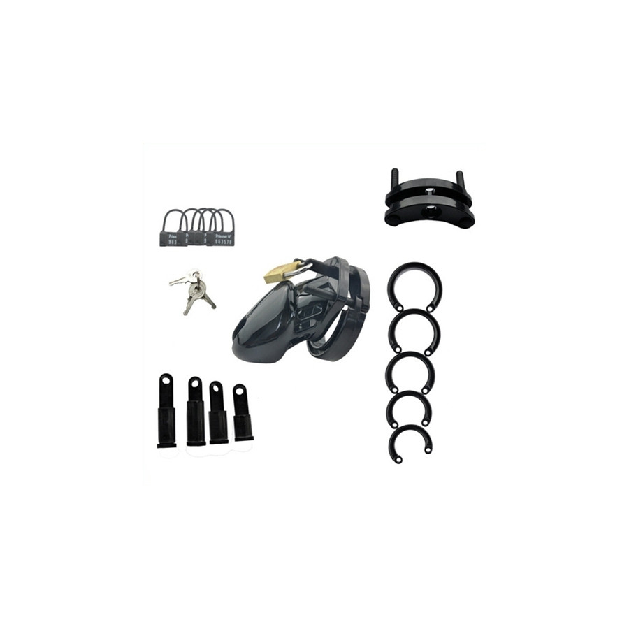Cage de chasteté Mini Locky 6 x 3.2 cm Noire