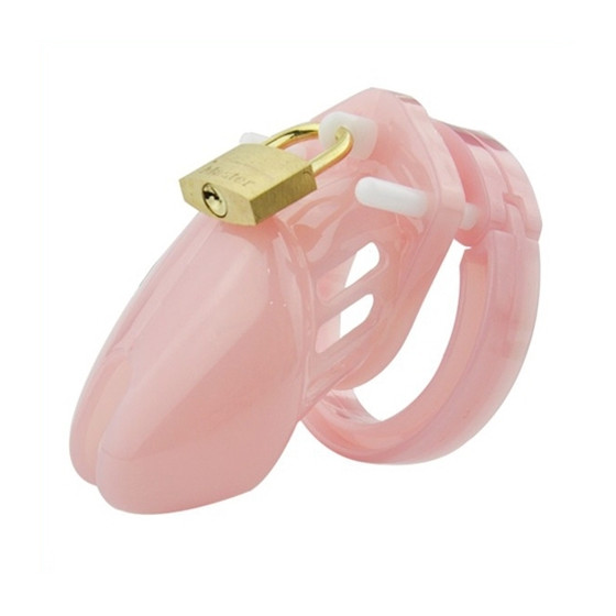 Cage de chasteté Mini Locky 6 x 3.2cm Rose