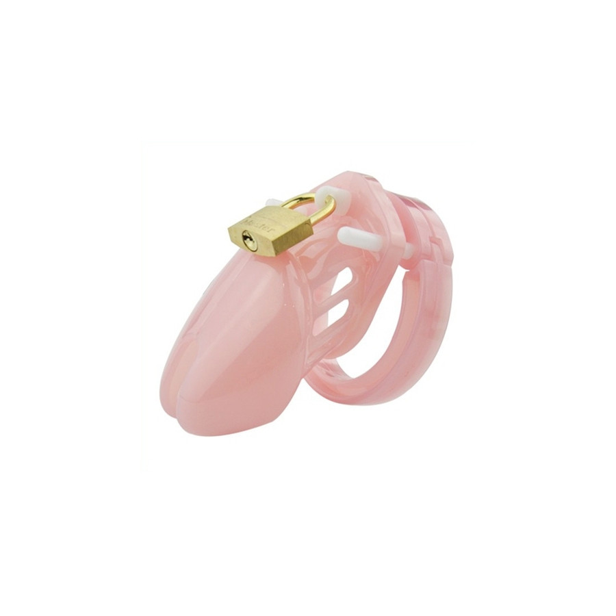 Cage de chasteté Mini Locky 6 x 3.2cm Rose