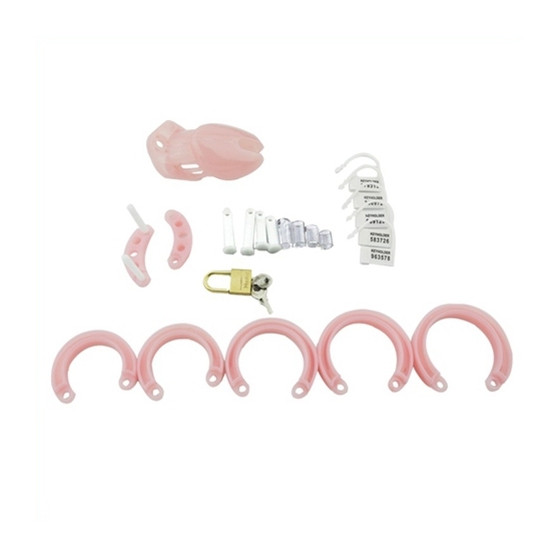 Cage de chasteté Mini Locky 6 x 3.2cm Rose