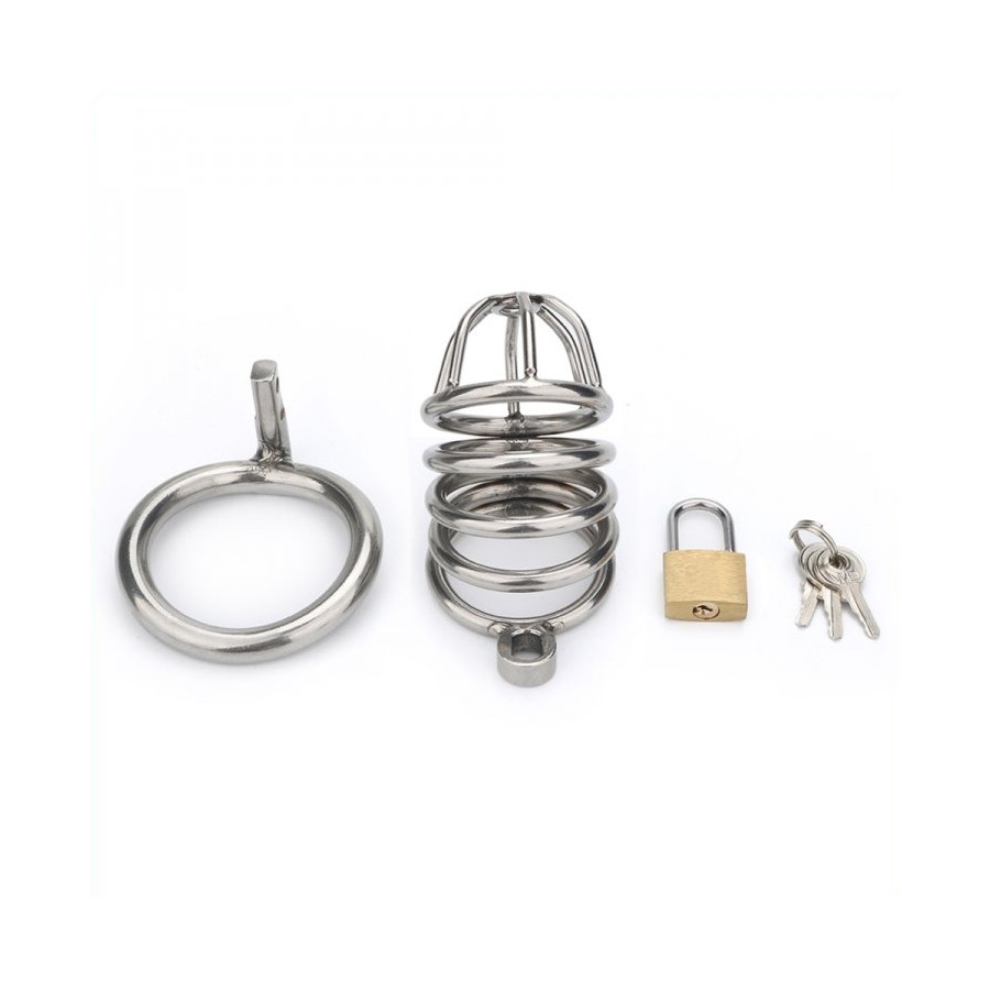 Cage de chasteté Birdy métal 8 x 3.5 cm