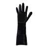 Gant Long Texturé Pleasure Fister Noir