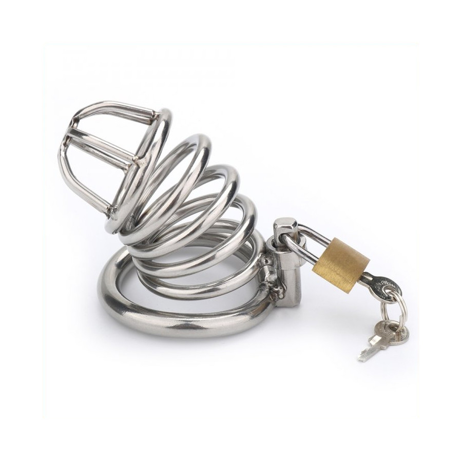 Cage de chasteté Birdy métal 8 x 3.5 cm