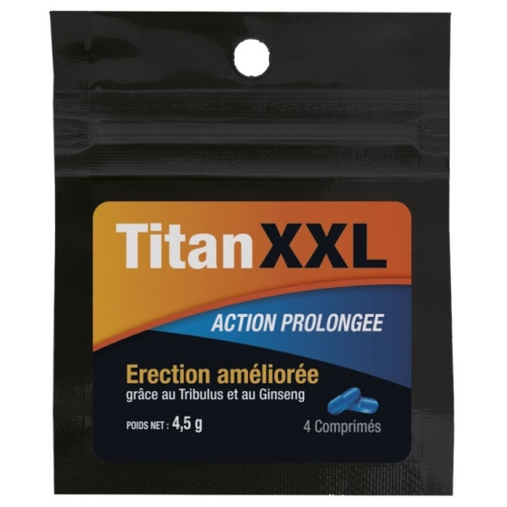 Titan XXL Stimulant Action prolongée 4 gélules