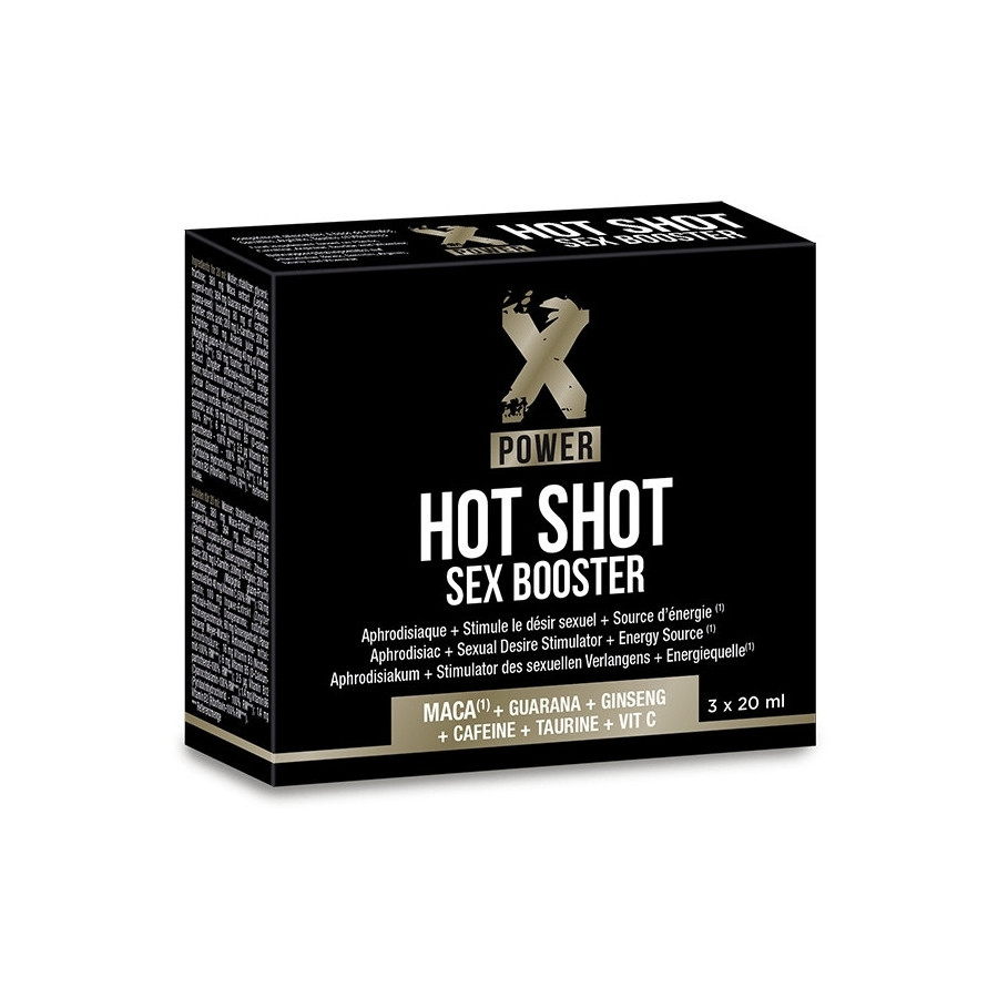 Aphrodisiaque Hot Shot Sex Booster XPower 3 x 20ml Aphrodisiaque Hot Shot Sex Booster XPower 3 x 20ml