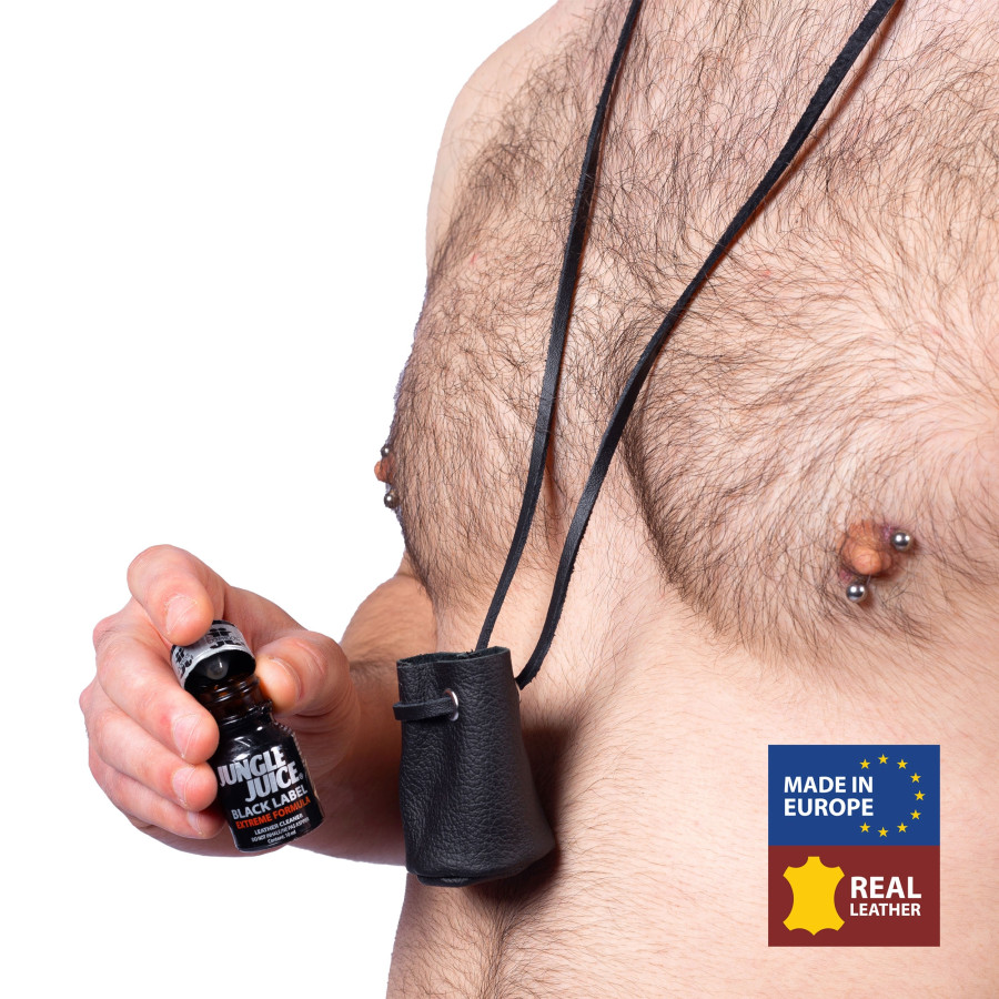 Bourse en cuir pour Aroma Bourse en cuir pour Aroma