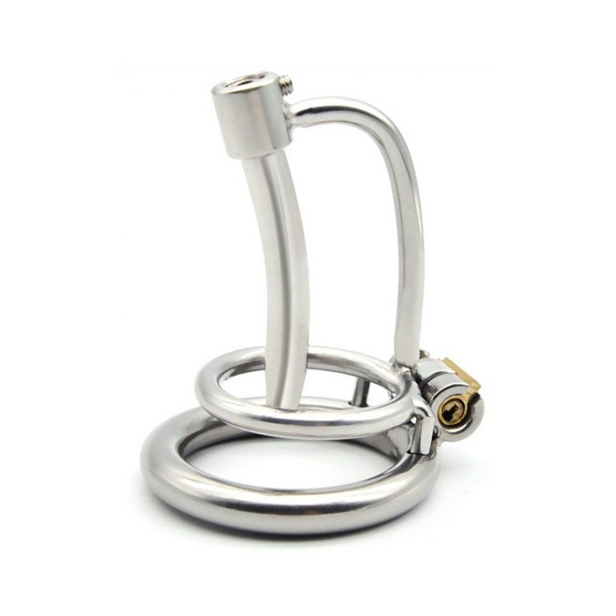 Cage de chasteté avec Tige Urètre 5cm - Diamètre 8mm