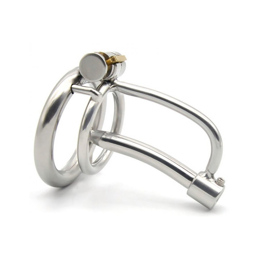 Cage de chasteté avec Tige Urètre 5cm - Diamètre 8mm