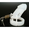 Cage de chasteté Silicone Bran 9 x 3cm Transparente