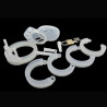 Cage de chasteté Silicone Bran 9 x 3cm Transparente